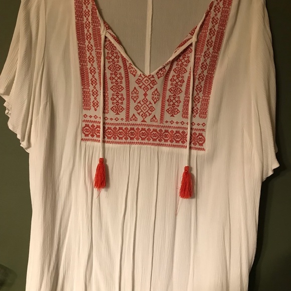 Morrocan boho rayon blouse - Picture 4 of 7